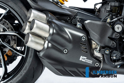 Uitlaathitteschild muffler mat carbon Ducati Diavel V4 RS (2025+)