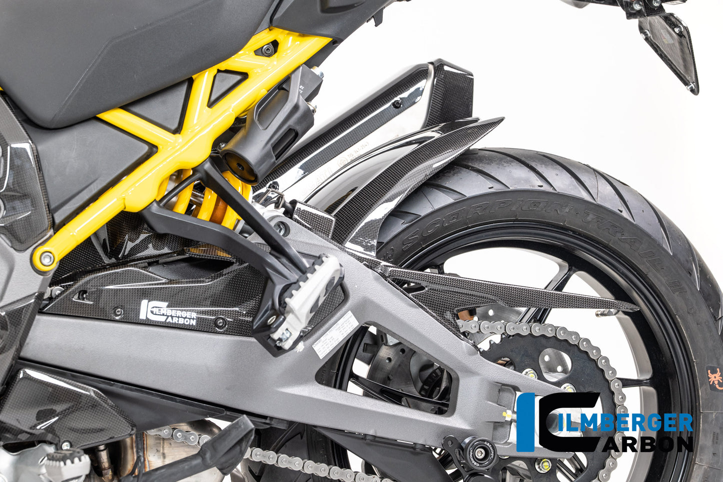 Kettingbeschermer glanzend carbon Ducati Multistrada V4 (2025+)