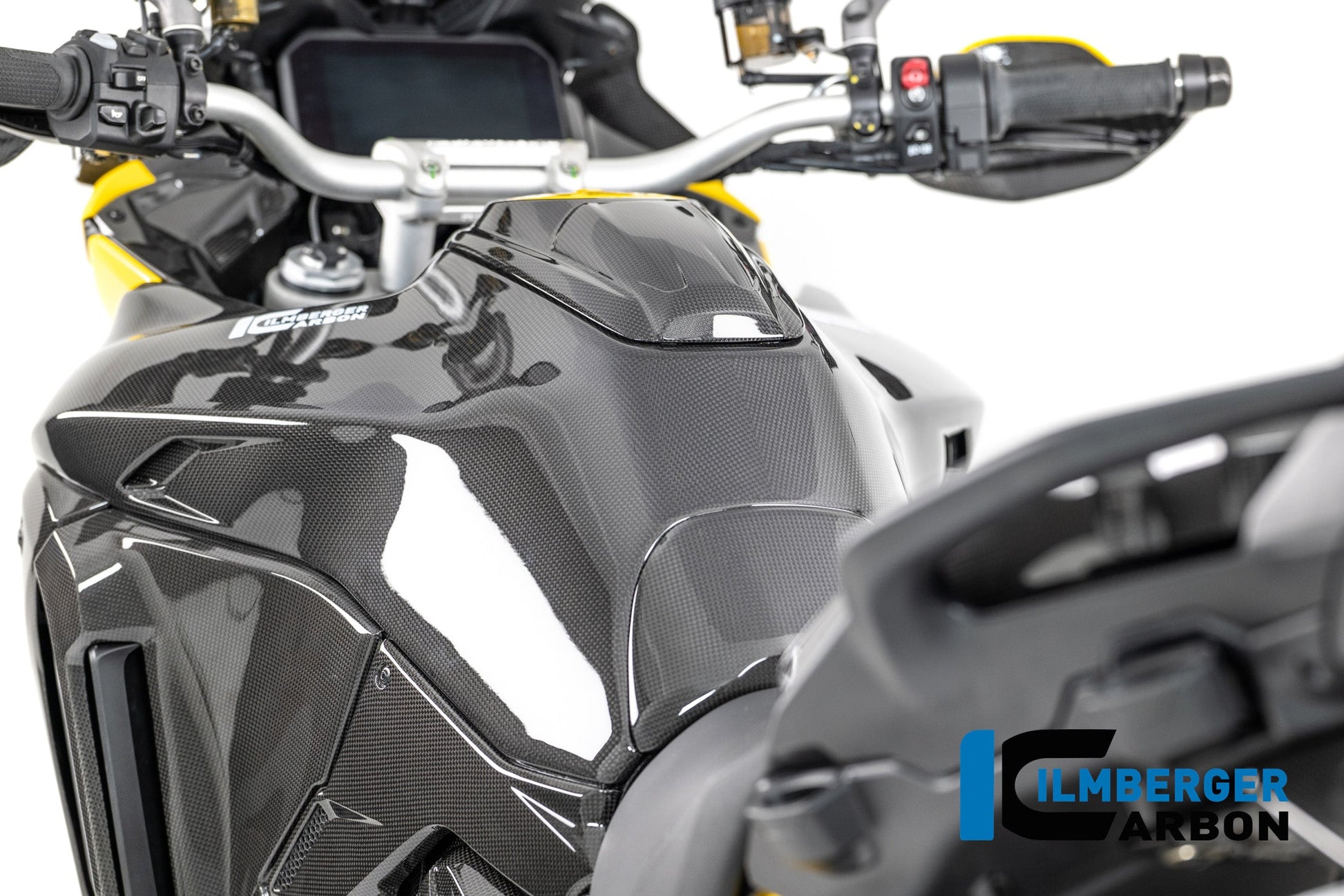 Bovenste tankcover glanzend carbon Ducati Multistrada V4 Pikes Peak (2025+)