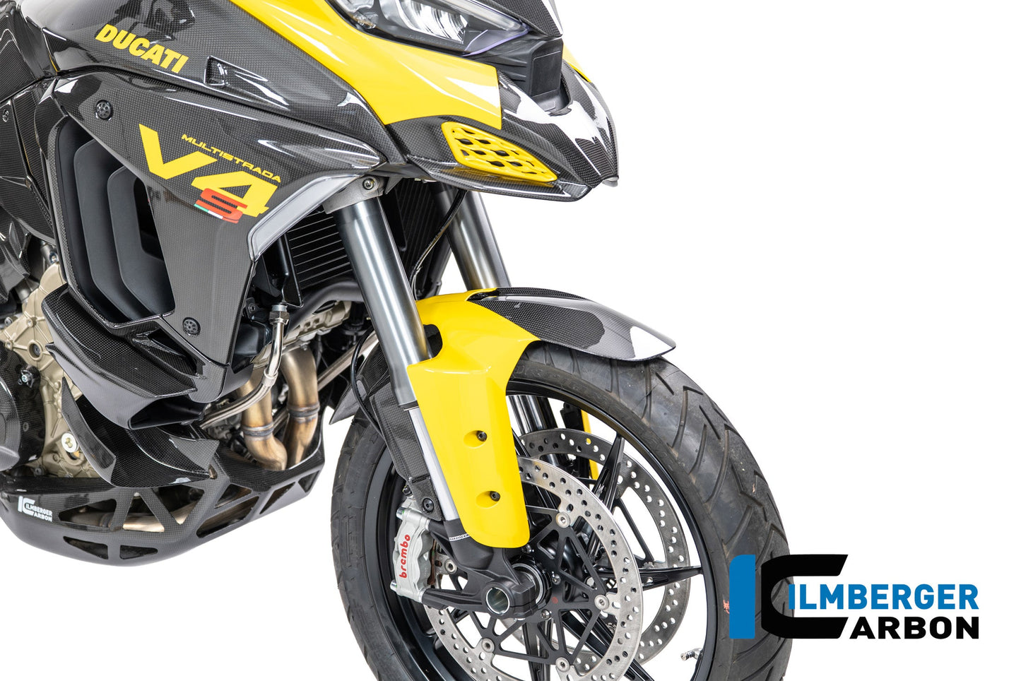Voorkuip middenpaneel glanzend carbon Ducati Multistrada V4S (2021-2024)