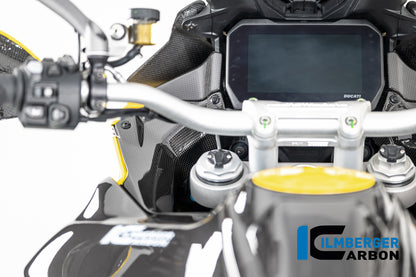 Linker cockpit cover glanzend carbon Ducati Multistrada V4 (2025+)