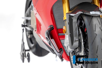 Radiator sidepod (rechts) glanzend carbon Ducati Panigale V4 Tricolore Italia (2025)