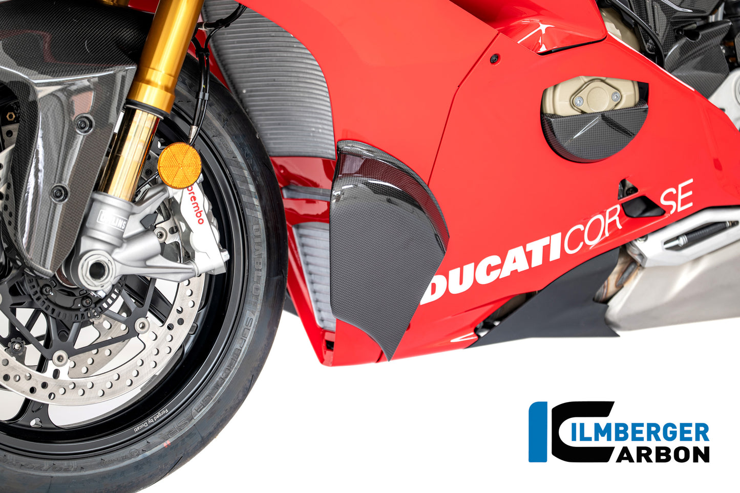 Radiator sidepod (links) glanzend carbon Ducati Panigale V4R (2026+)
