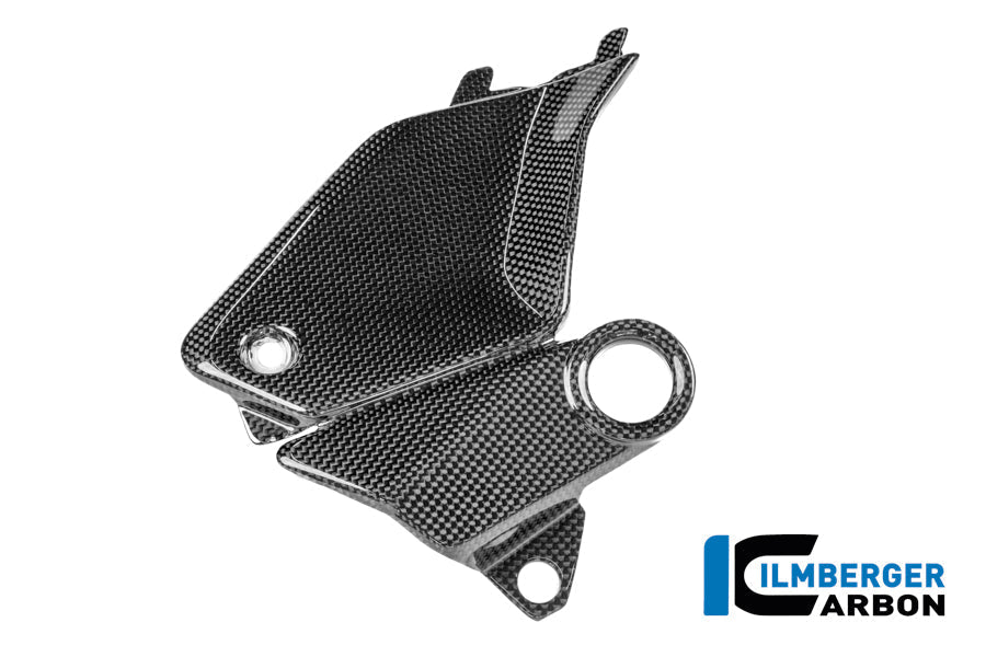 Cover aan de zijkant van de tank links glanzend carbon Ducati Panigale V4 Tricolore Italia (2025+)