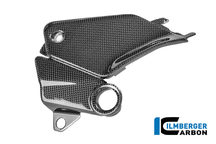Cover aan de zijkant van de tank links glanzend carbon Ducati Panigale V4 S (2025+)
