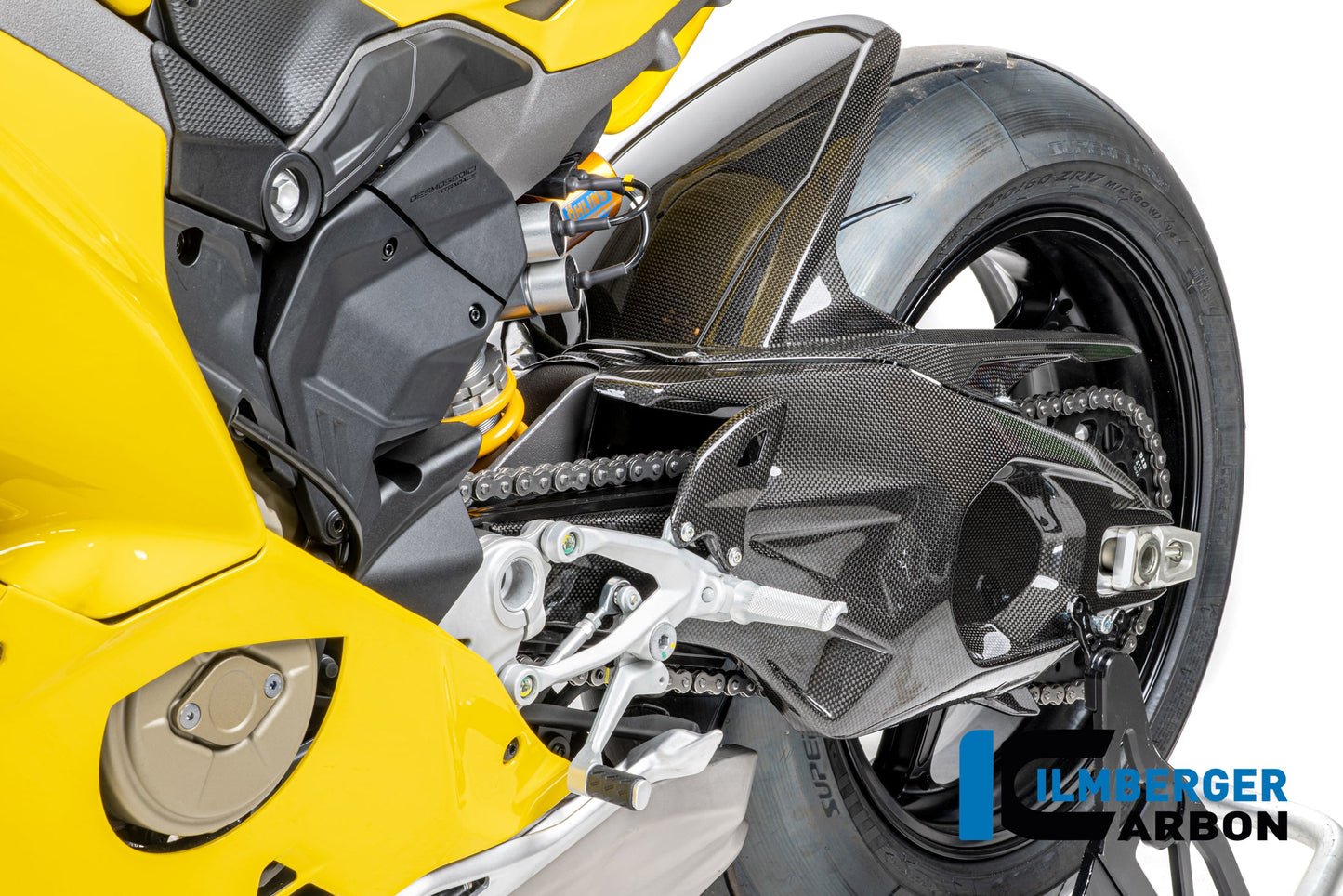 Achterbrugbeschermer (links) glanzend carbon Ducati Streetfighter V4 S 2025+