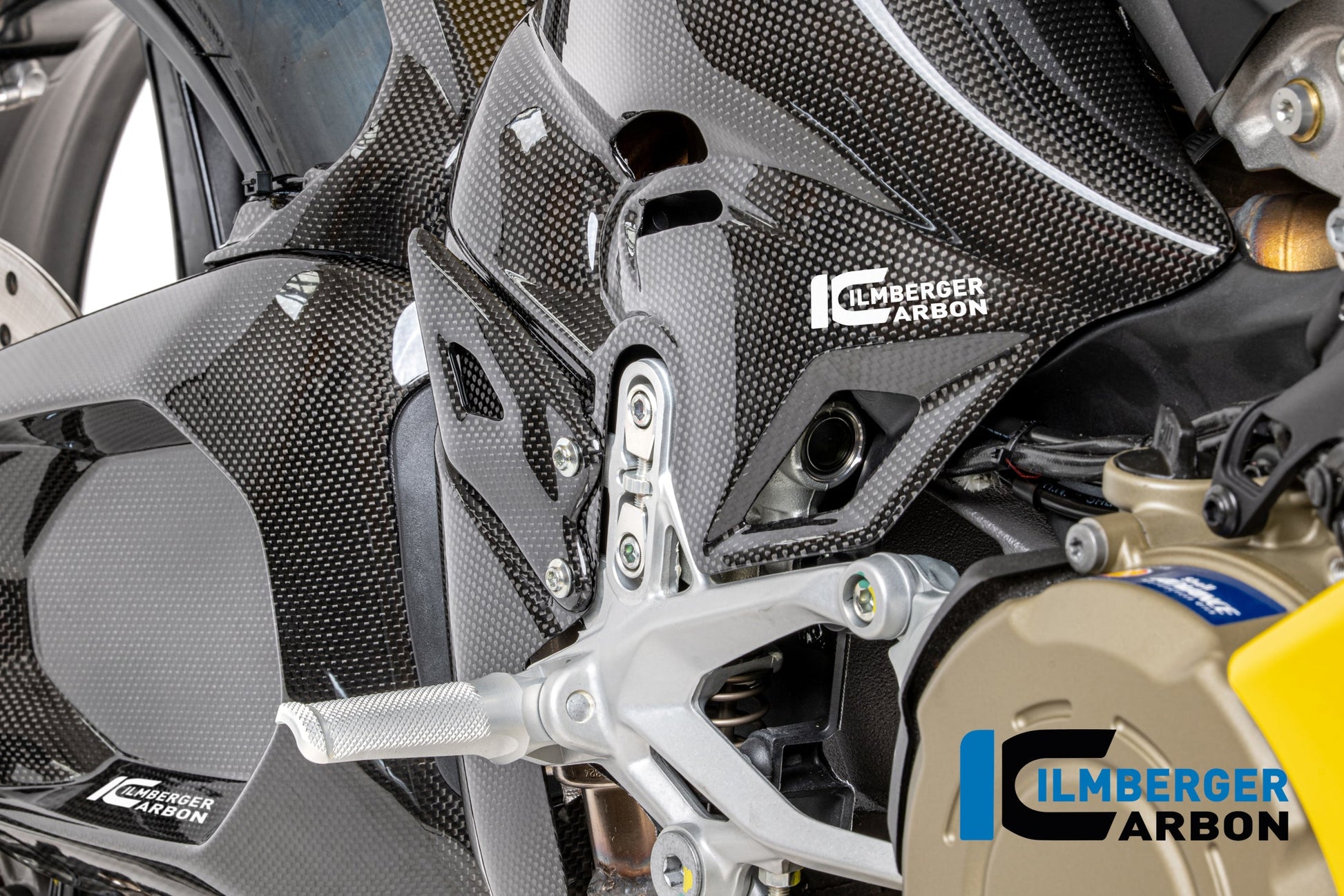 Hielbeschermer (rechts) glanzend carbon Ducati Panigale V4 Tricolore (2025+)