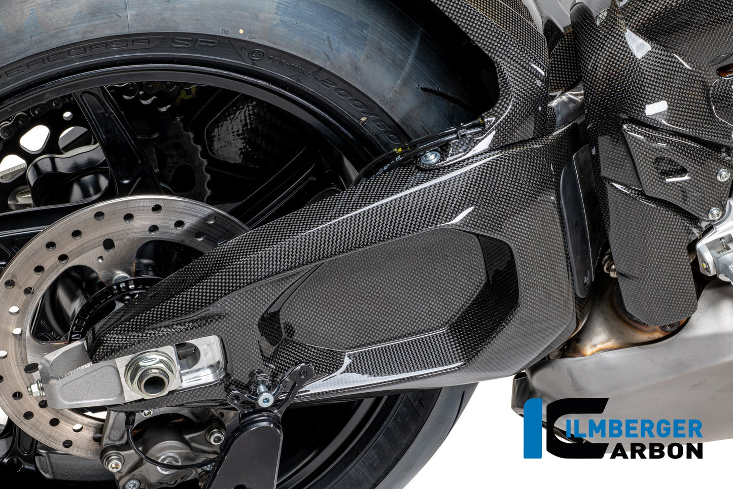 Achterbrugbeschermer (rechts) glanzend carbon Ducati Streetfighter V4 S 2025+