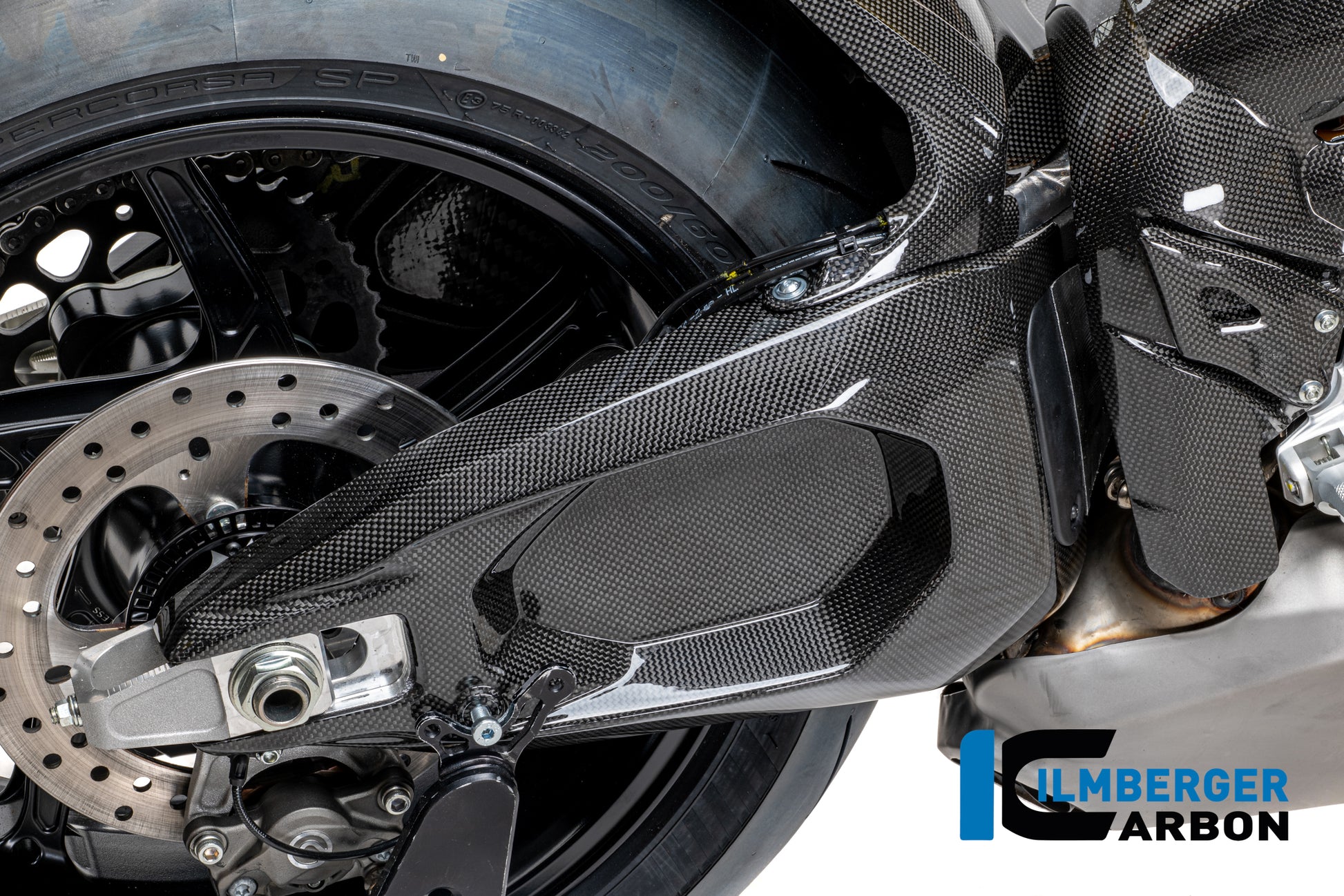 Achterbrugbeschermer (rechts) glanzend carbon Ducati Panigale V4 2025+
