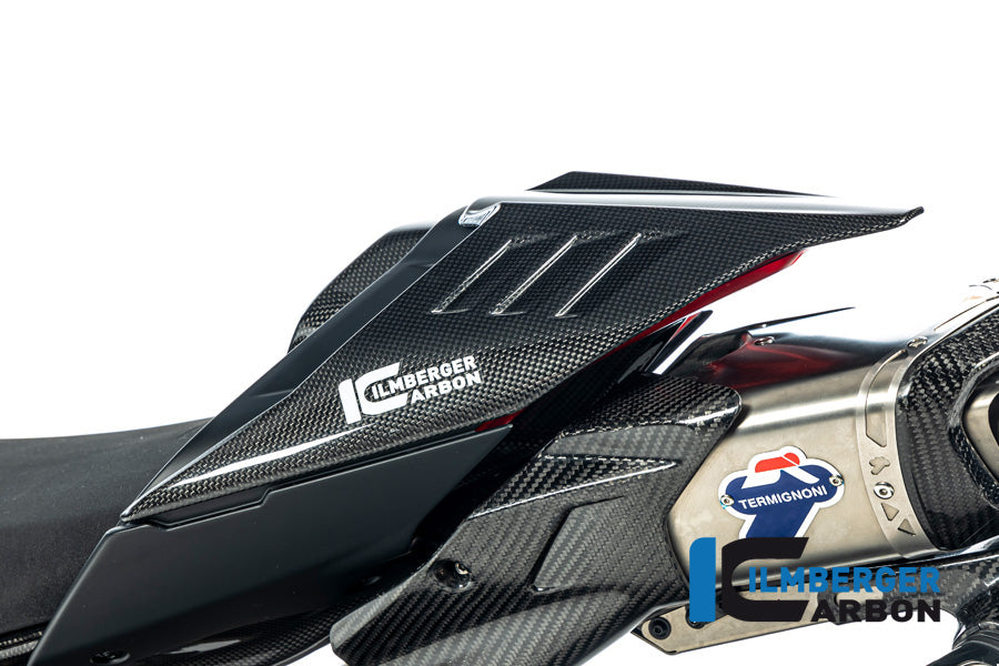 Remplacement du siège du passager Monoposto Carbon brillant spécial et gris Ducati Streetfighter V4 SP2 (2023-2024)