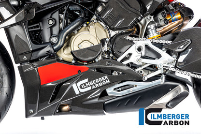 Bellypan côté gauche Glossy Carbon Streetfighter V4 / V4S Ducati Streetfighter V4 SP (2022+)