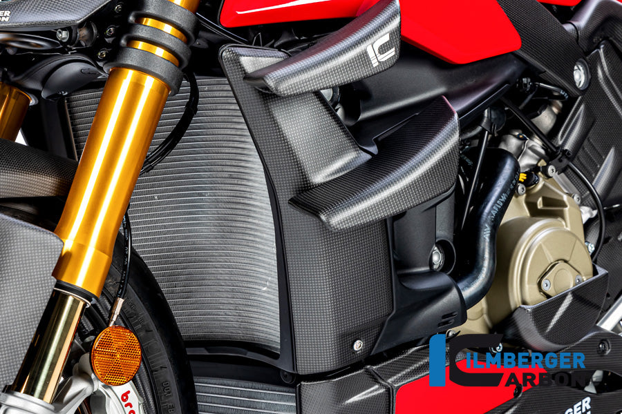 Kit Winglet côté gauche Matt Carbon Streetfighter V4 / V4S Ducati Streetfighter V4 Lamborghini (2023+)