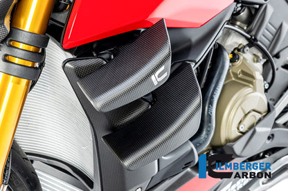 Kit Winglet côté gauche Matt Carbon Streetfighter V4 / V4S Ducati Streetfighter V4 Lamborghini (2023+)