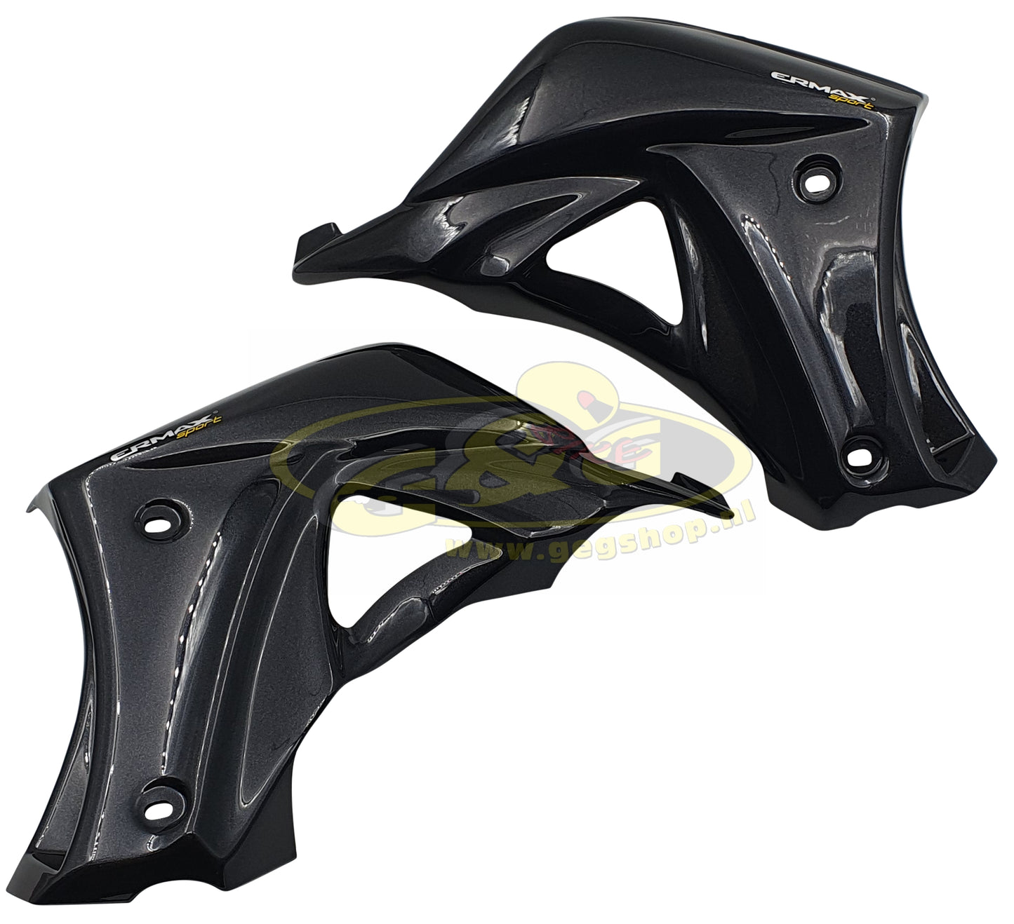 Panneaux latéraux du radiateur Ermax Yamaha FZ6n S2 2007-2013 (vendu par paire)