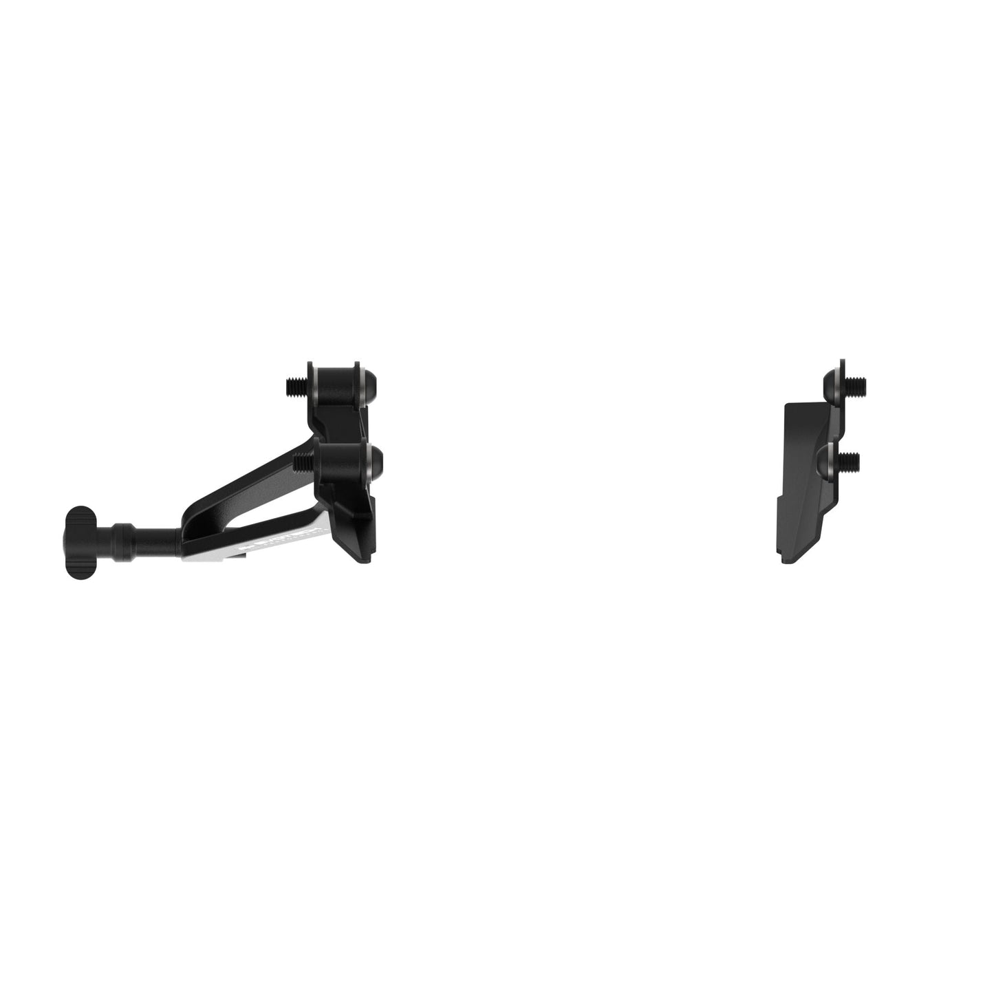 Evotech Footpeg Rear facing Action Camera / Pillion Peg Cover Mount  -  Triumph Street Triple 765 R (2023+) (Right-hand Side)