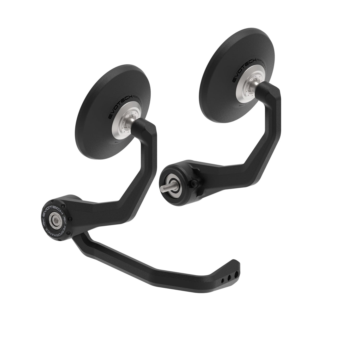Bar End Spiegels (Retro) incl. Remhendel Beschermer Set Evotech - QJ Motor LTS 125 S (2025+)