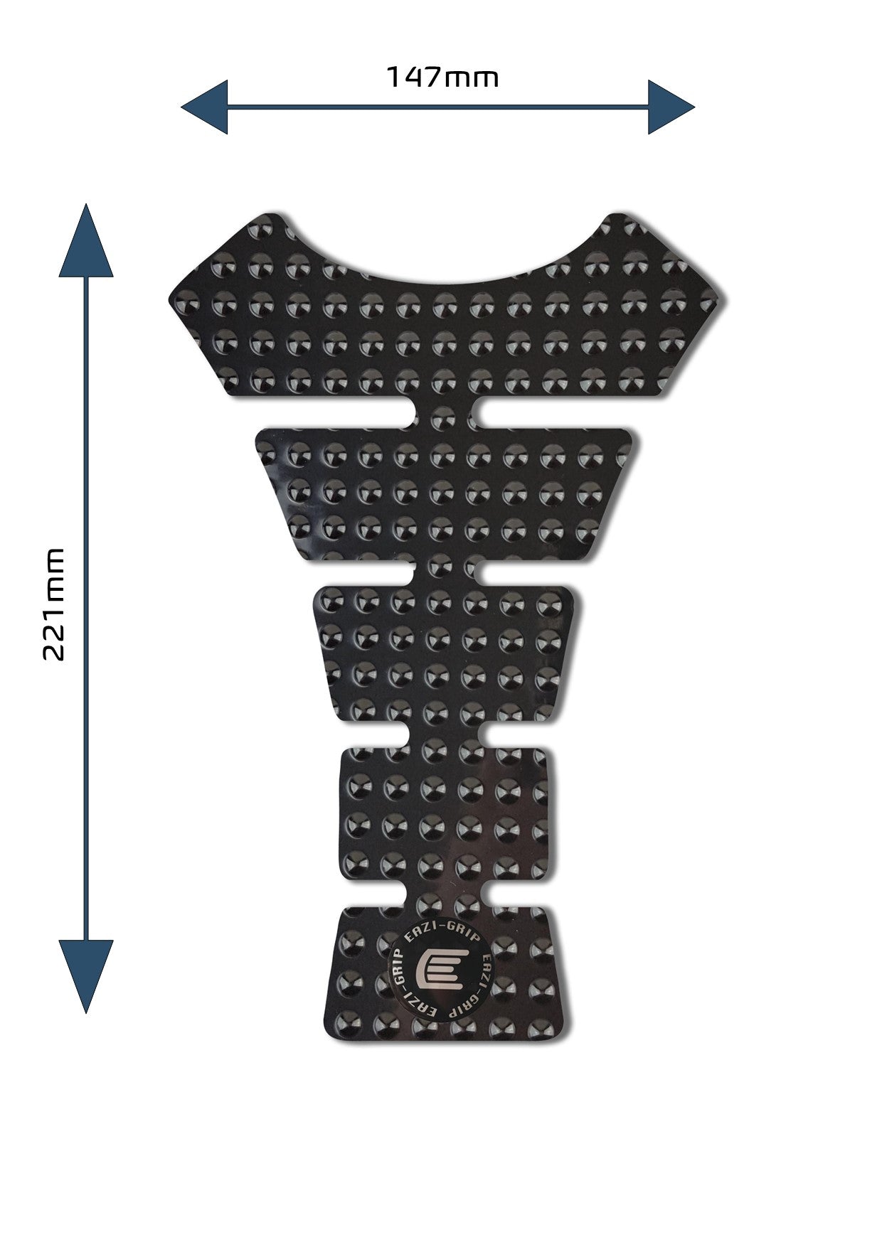 Eazi-Grip centre tankpad Design F – Evo of Pro – helder of zwart