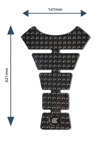 Eazi-Grip centre tankpad Design F – Evo of Pro – helder of zwart