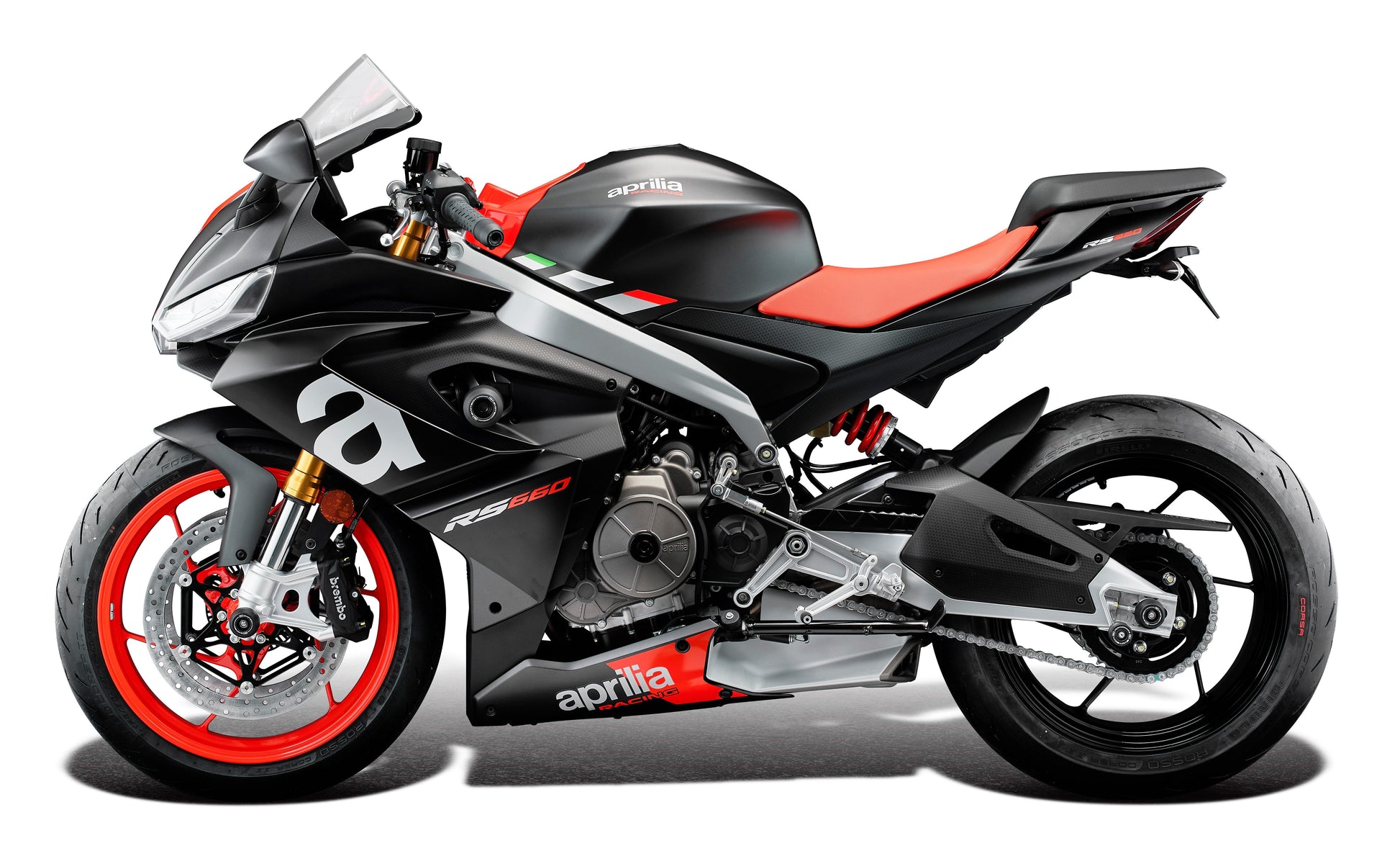 Evotech Voorvork en Achterbrug Beschermer Set - Aprilia RS660 (2021+)