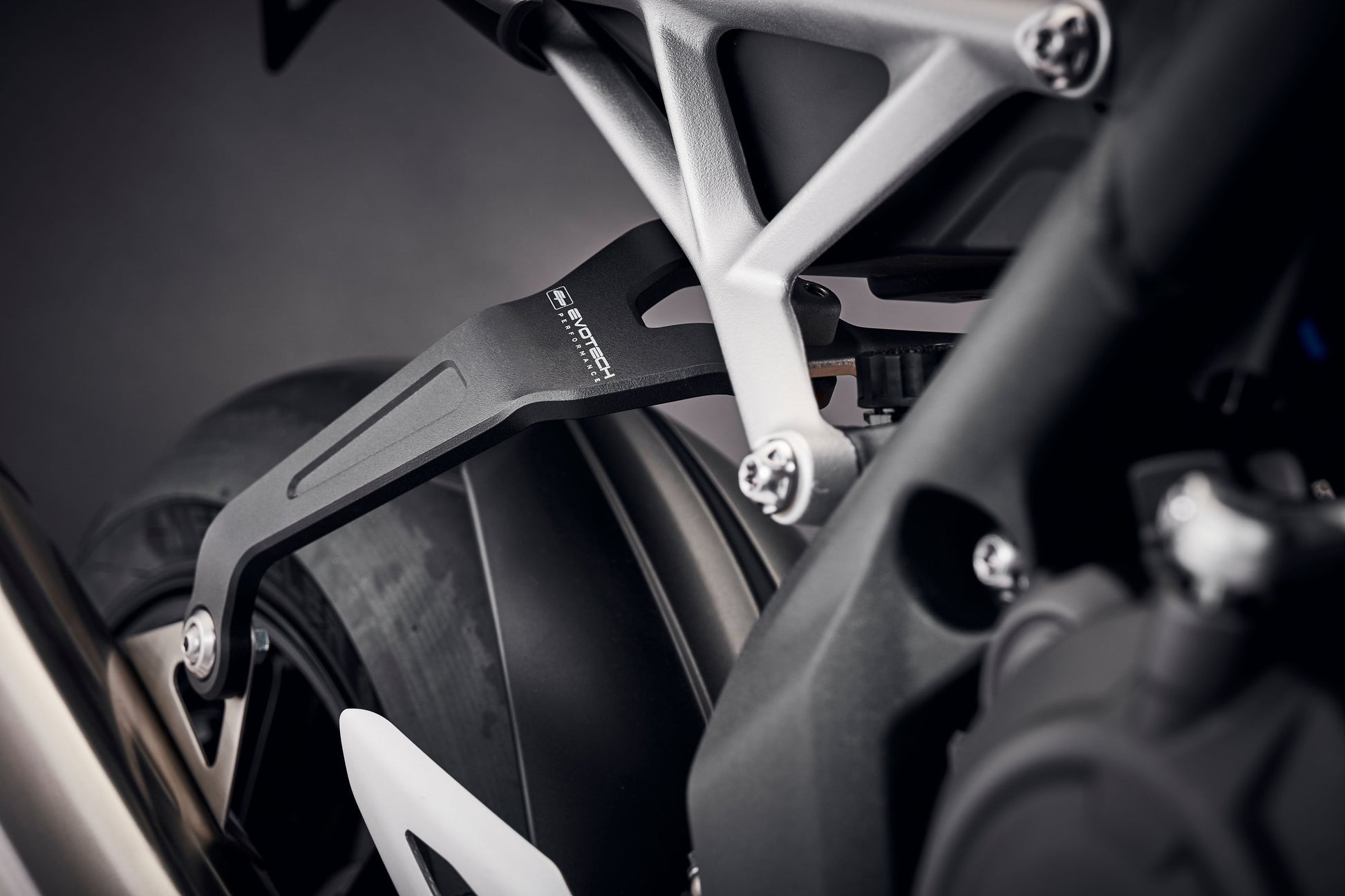 Uitlaatsteun Evotech Zwart Triumph Speed Triple 1200 RS (2025+)