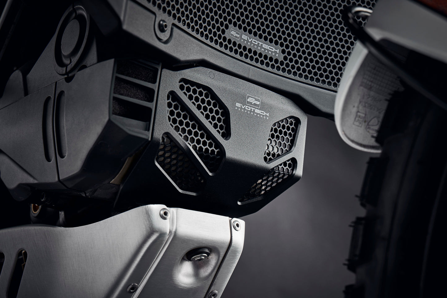 Evotech Ducati DesertX Motorblok Beschermer (2022+)