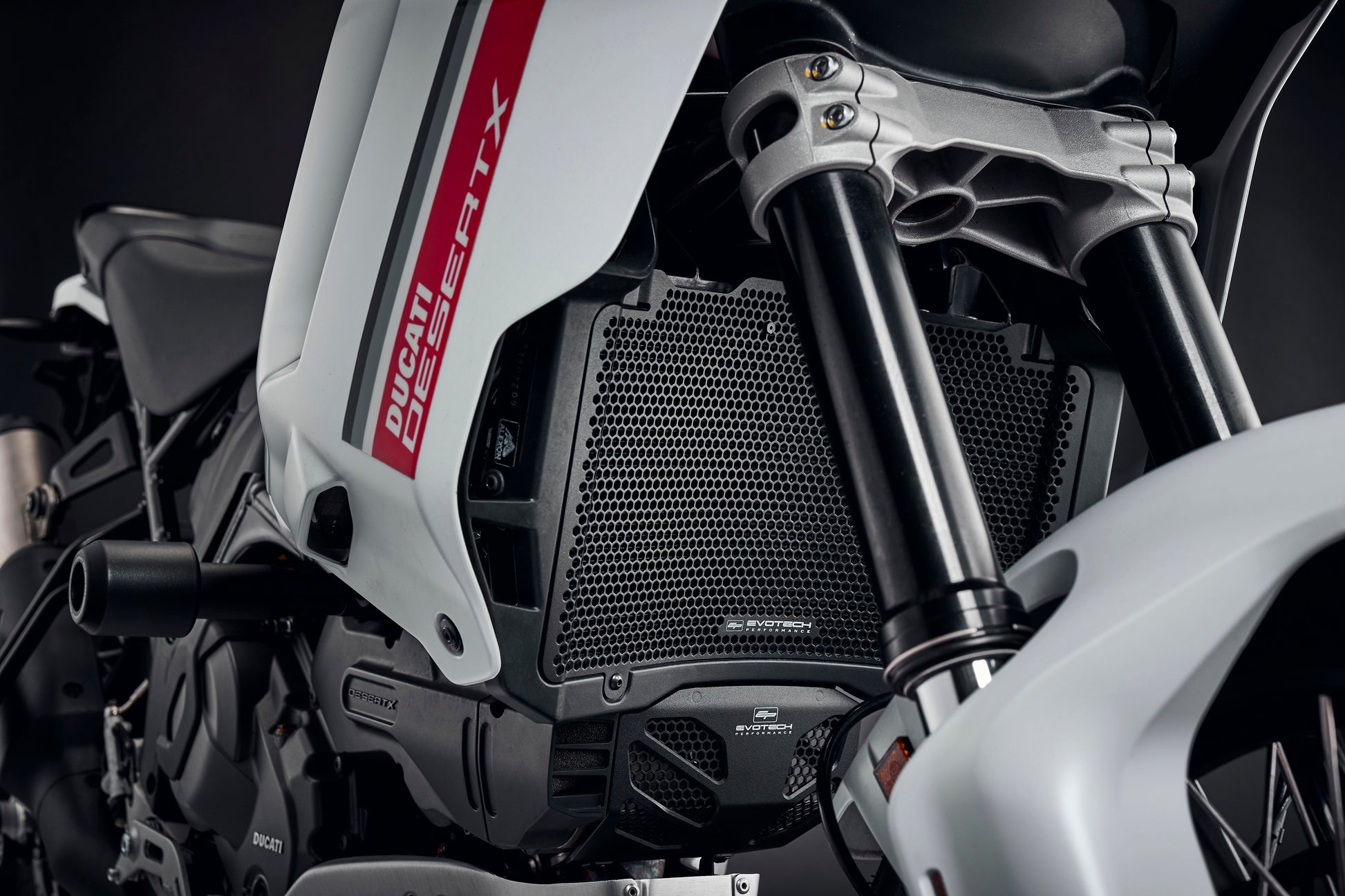Evotech Ducati DesertX Rally Radiatorcover (2024+)