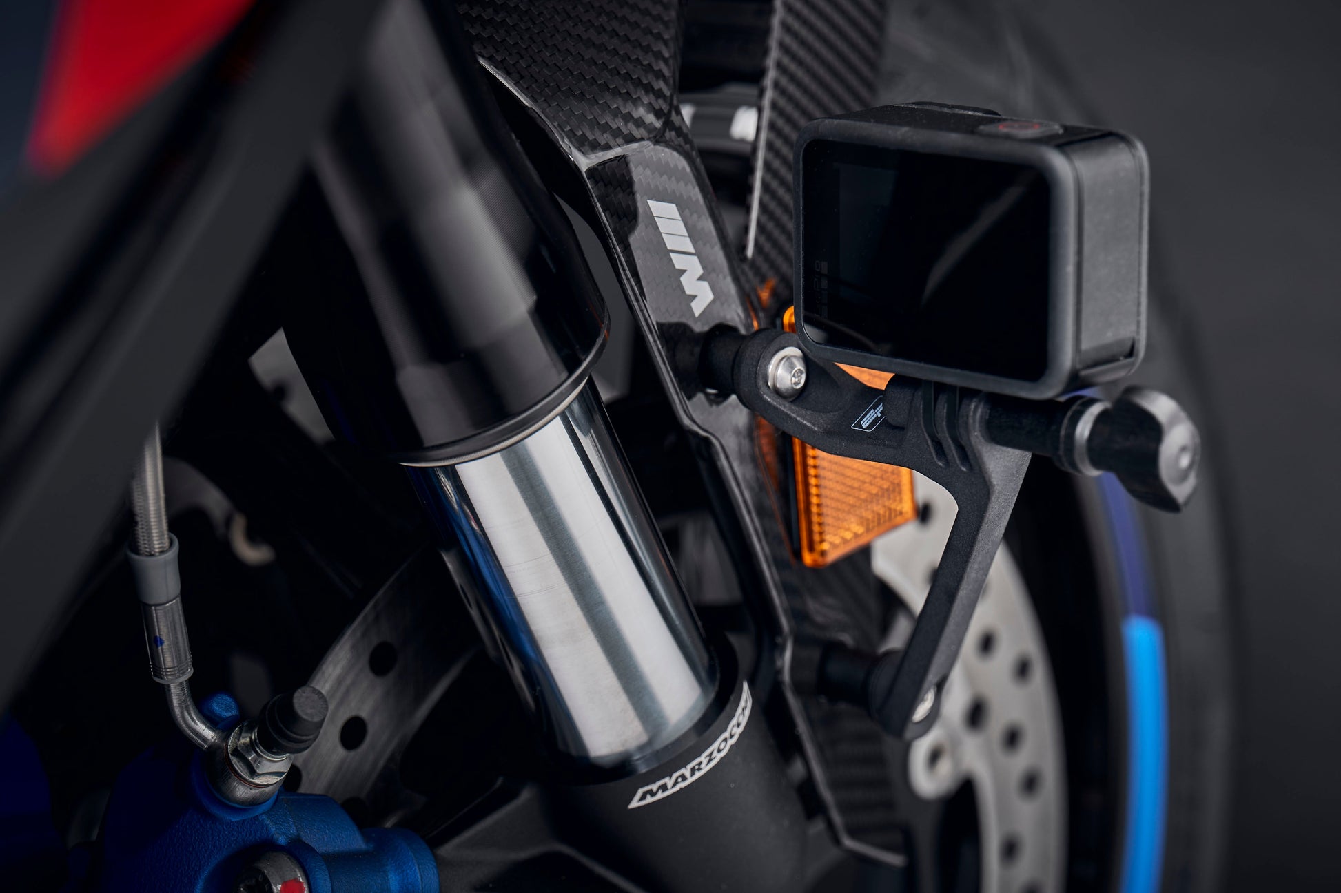 Evotech Action / Safety Camera Front Mudguard Mount - BMW S 1000 XR (2020 - 2023)