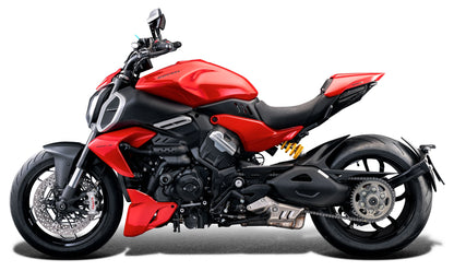 Evotech Voorvork en Achterbrug Beschermer Set - Ducati Diavel V4 RS (2025+)