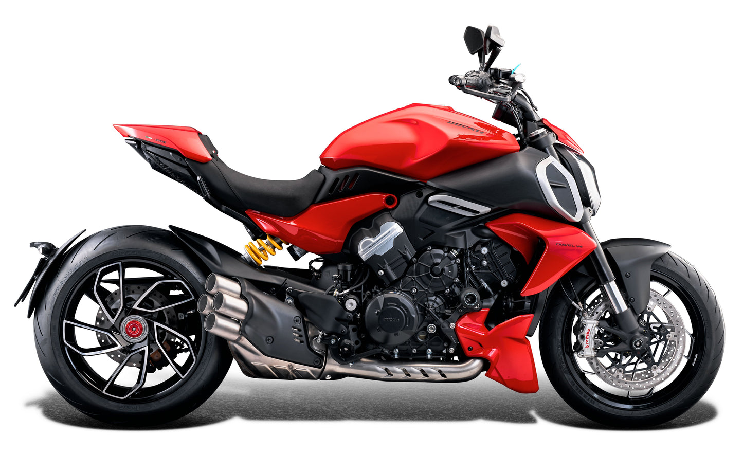 Evotech Voorvork en Achterbrug Beschermer Set - Ducati Diavel V4 (2023+)