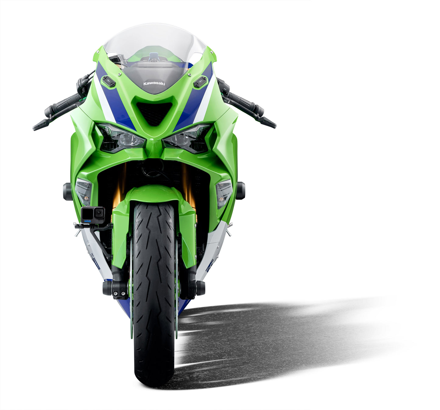 Evotech Kawasaki Ninja ZX-6R 40th Anniversary Edition Valblokken set (2024+)