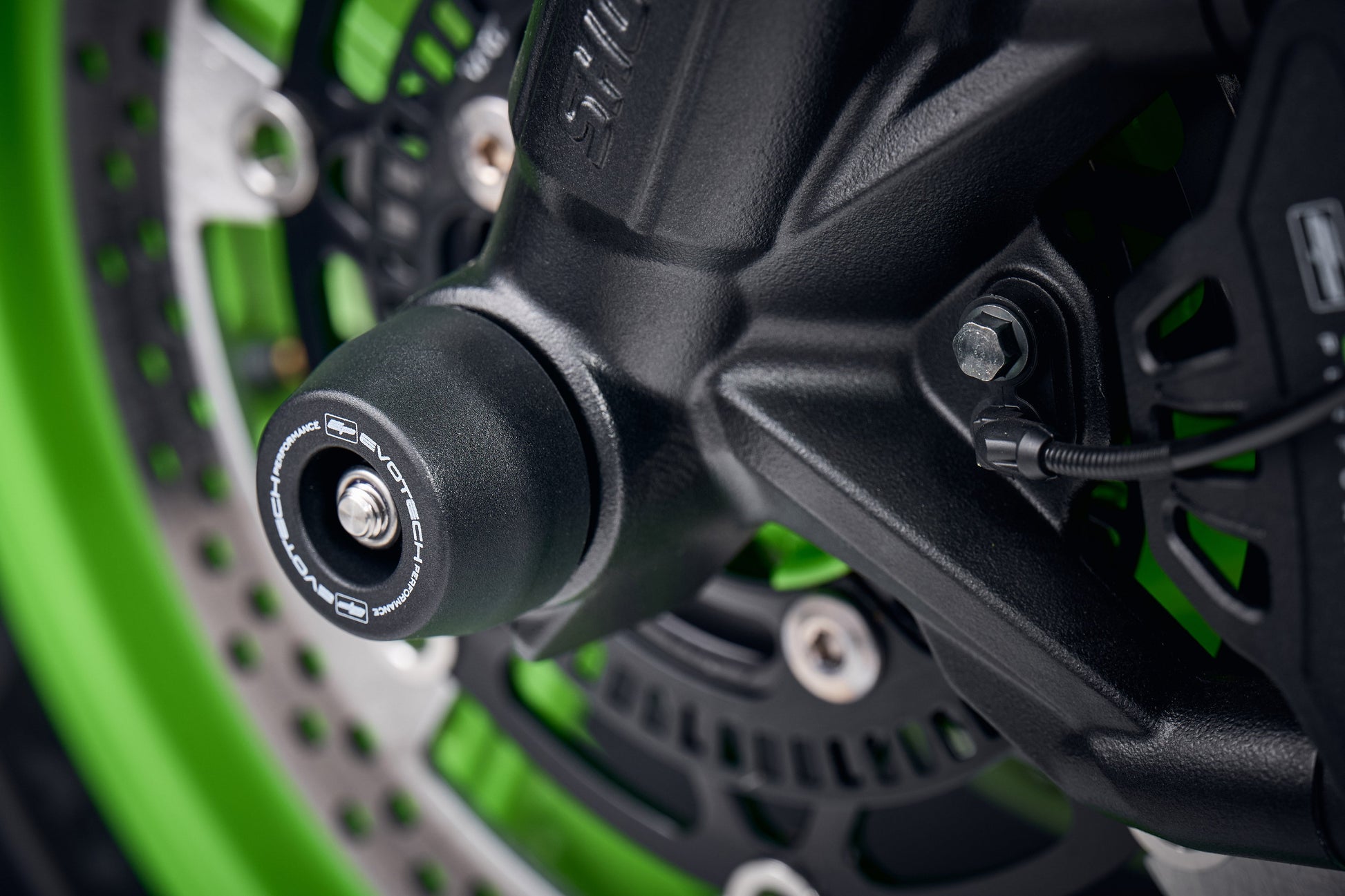 Evotech Voorvork en Achterbrug Beschermer Set - Kawasaki Ninja ZX-6R 40th Anniversary Edition (2024+)