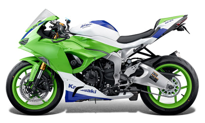 Evotech Kawasaki Ninja ZX-6R 40th Anniversary Edition Uitlaatsteun & Duosteun Vervanger Kit (2024+)