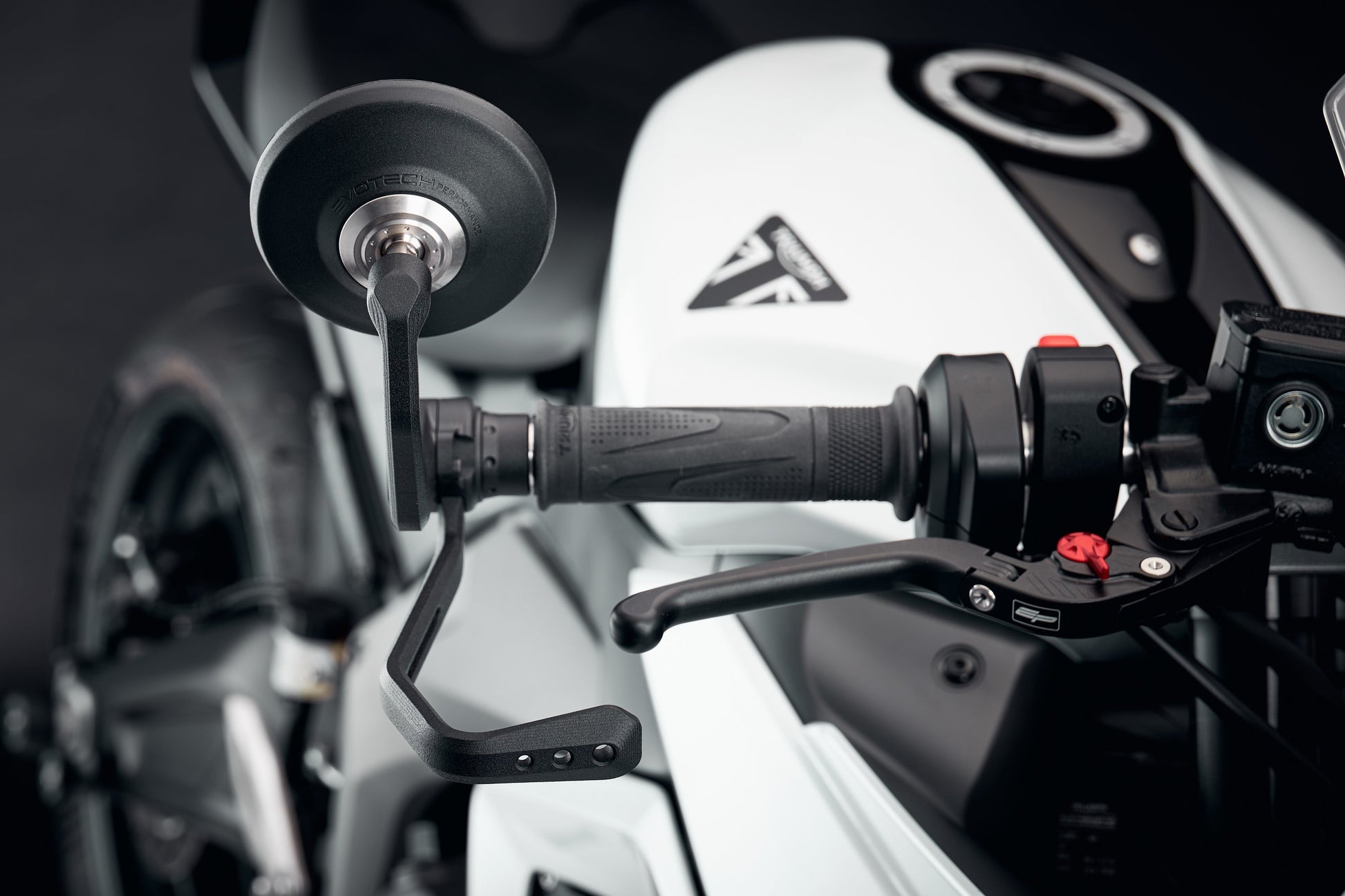 Evotech Bar End Spiegels incl. Remhendel en Koppelingshendel Beschermer Kit - Triumph Daytona 660 (2024+)