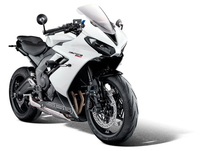 Evotech Bar End Spiegels incl. Remhendel en Koppelingshendel Beschermer Kit - Triumph Daytona 660 (2024+)