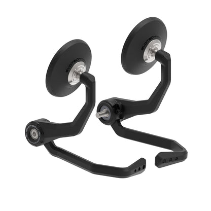 Bar End Spiegels (Retro) incl. Rem- en Koppelingshendel Beschermer Set Evotech - BMW G 310 GS (2017+)