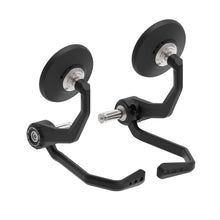 Bar End Spiegels (Retro) incl. Rem- en Koppelingshendel Beschermer Set Evotech - KTM 790 Duke (2027+)