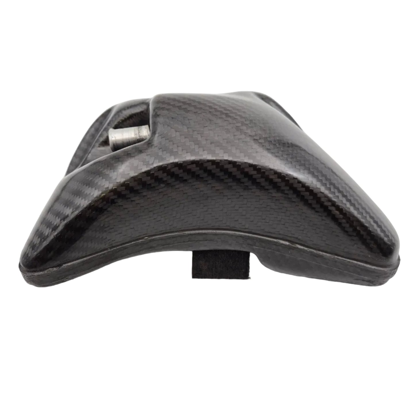 Boven-achteraanzicht van EVR carbon koelvloeistof reservoir voor Ducati 748 916 996 998 