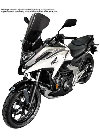 En pare-brise d'Ermax Touring (48 cm) Honda NC750 2021-2022 Matt Black