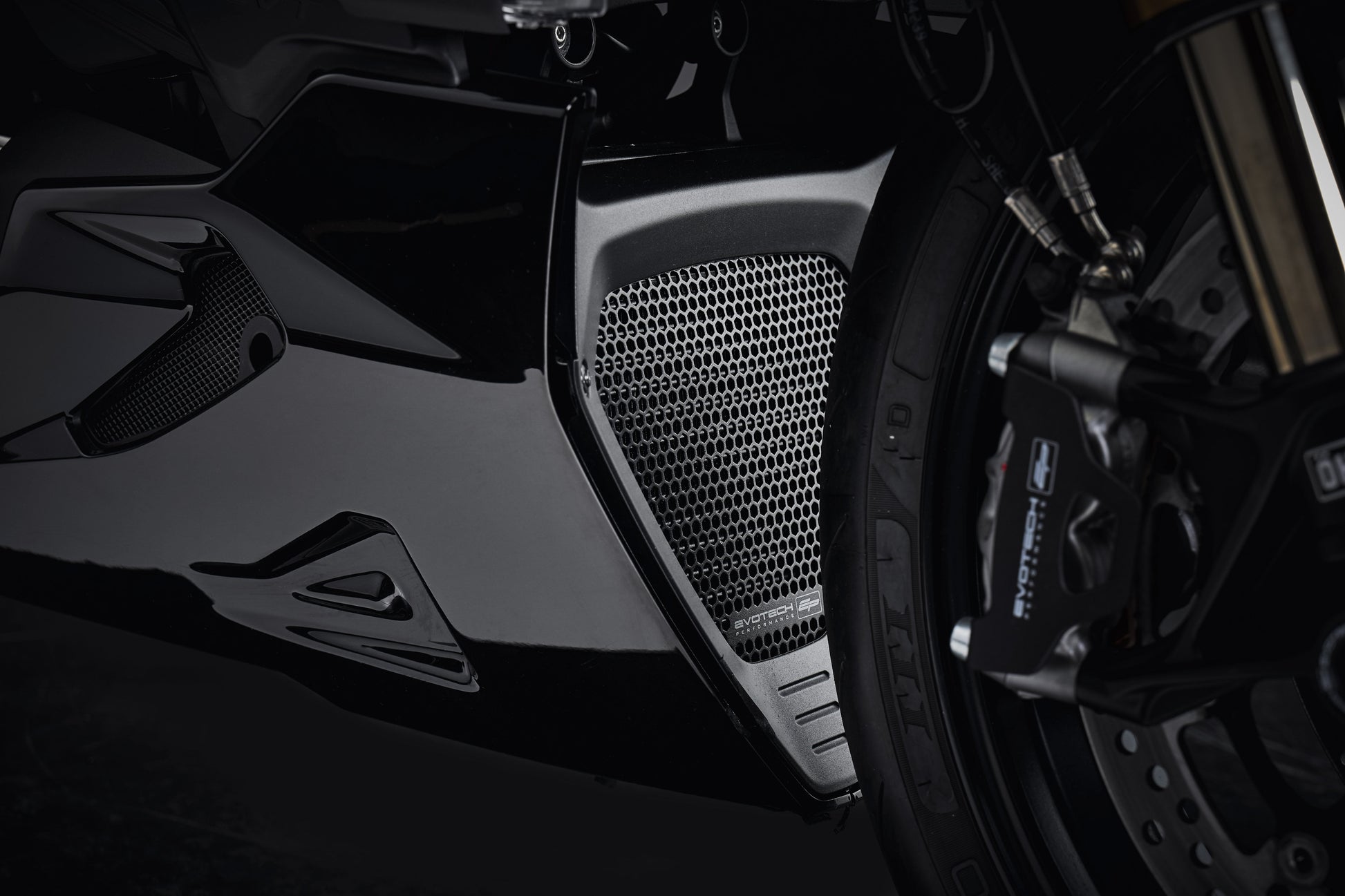 Evotech Ducati Diavel 1260 Lamborghini Radiator en Oliekoeler Covers Set (2021)