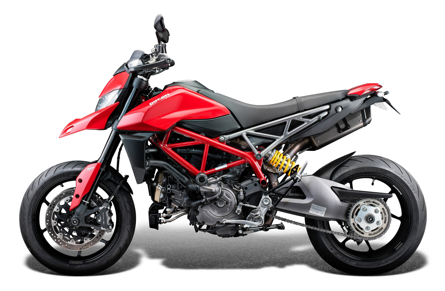 Evotech Ducati Hypermotard 950 SP Kentekenplaathouder (2019-2025) (Termignoni Single Race Exhaust Compatible)