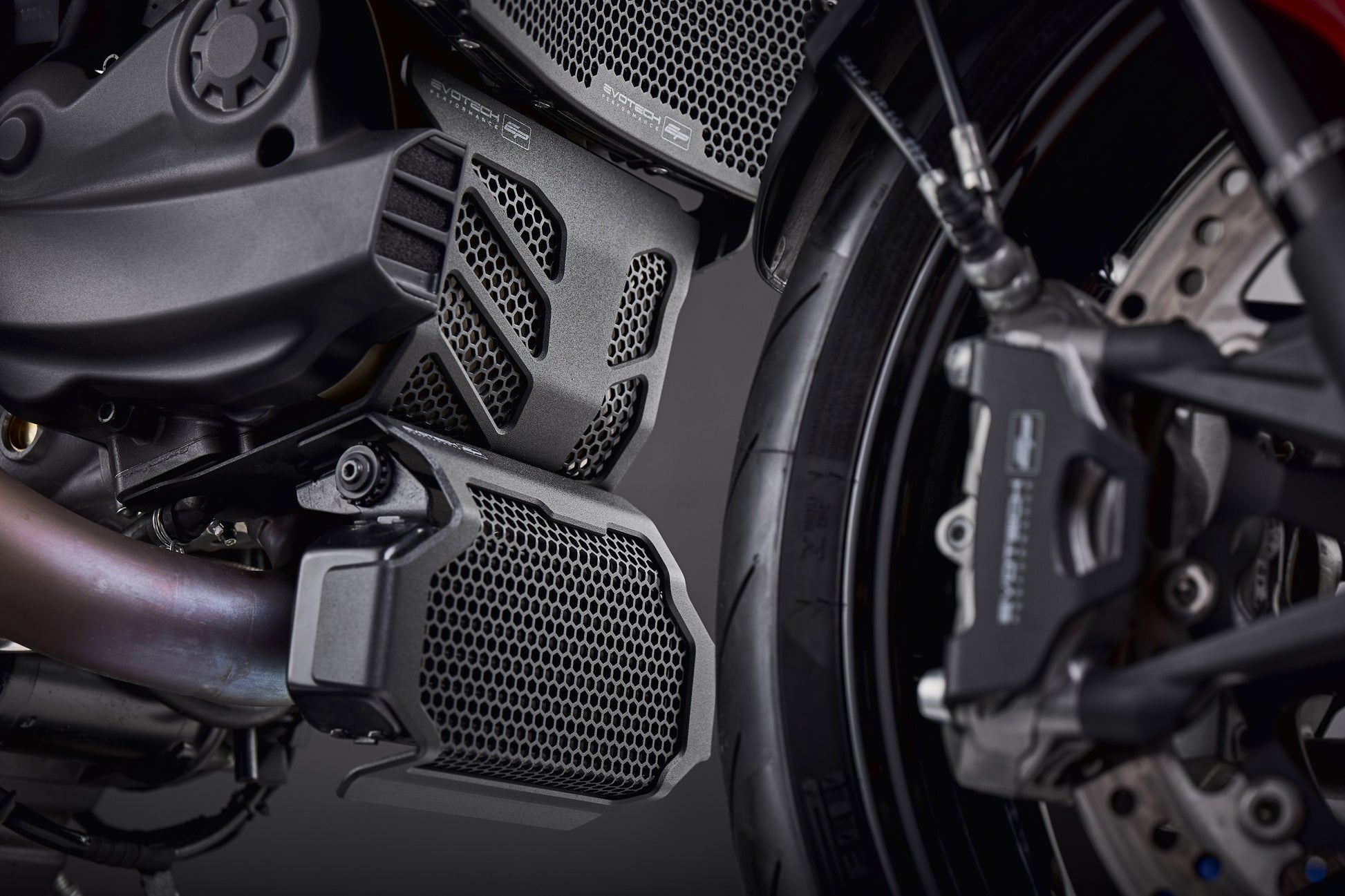 Evotech Ducati Hypermotard 950 RVE Radiator & Engine en Oliekoeler Covers Set (2020-2025)
