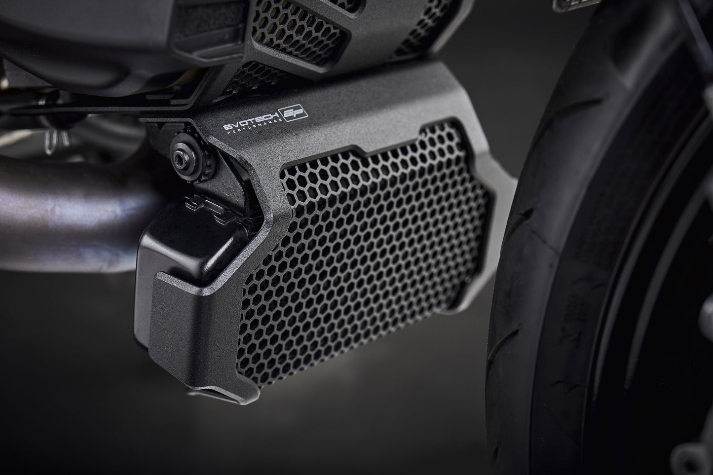 Evotech Ducati Hypermotard 939 Oliekoeler Beschermer 2016 - 2018