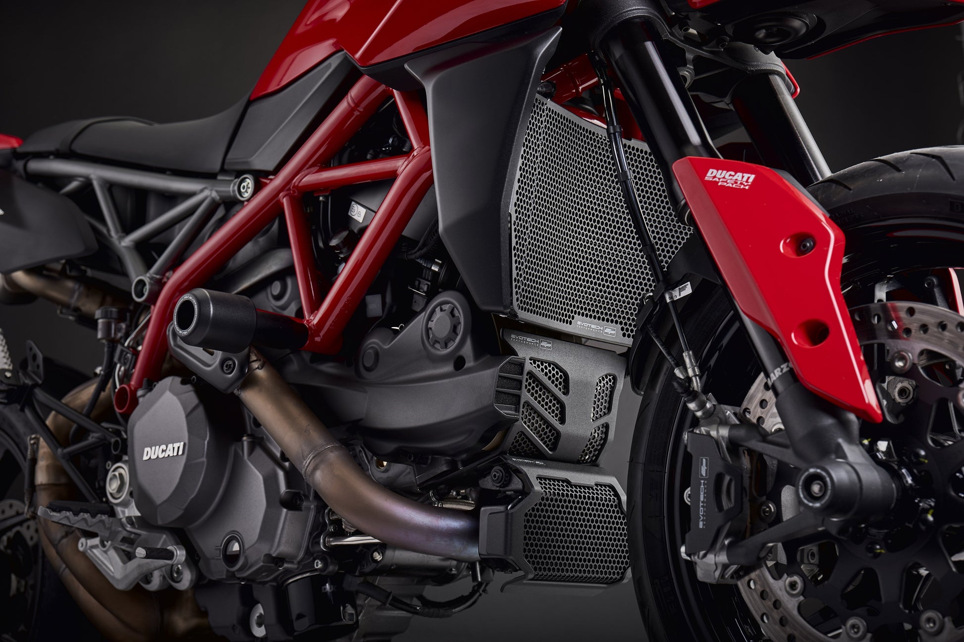 Evotech Ducati Hypermotard 950 RVE Radiator & Engine en Oliekoeler Covers Set (2020-2025)