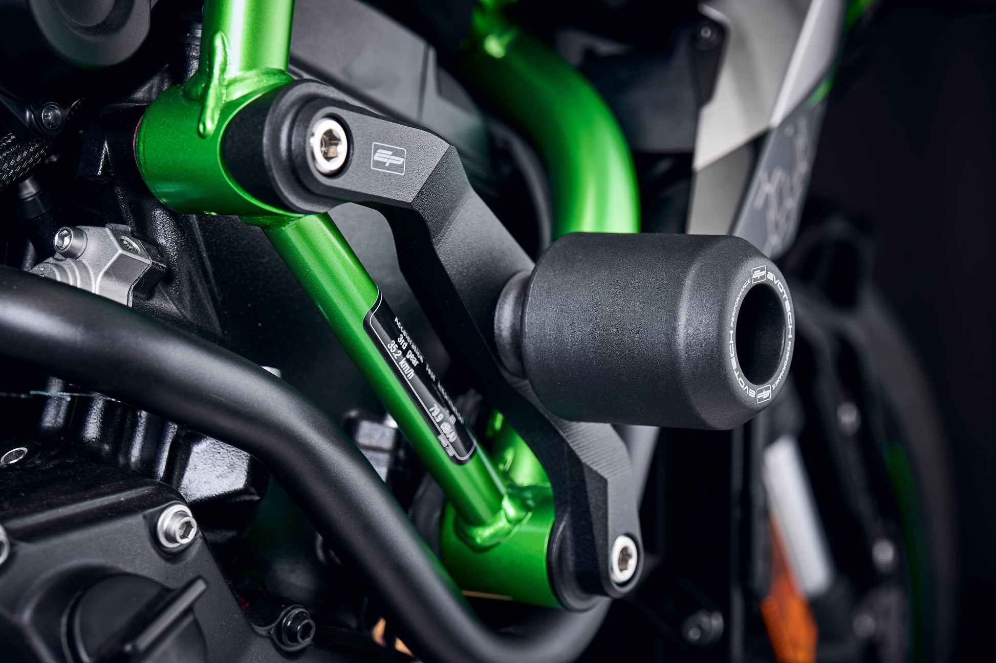Evotech Kawasaki Z H2 Main Frame Valblokken set (2020+)