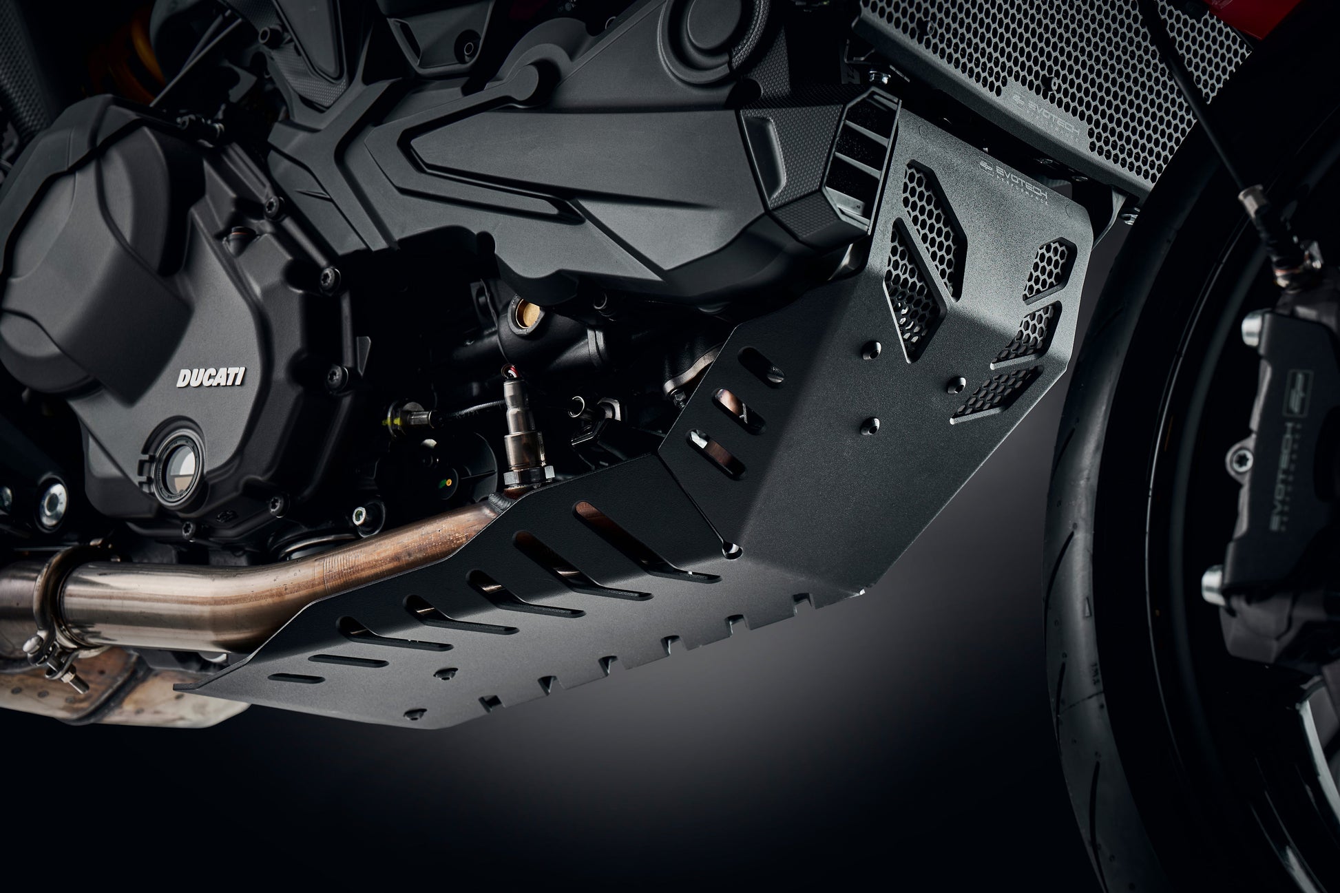 Evotech Ducati Monster 950 + (Plus) Motorblok Beschermer (2021+)