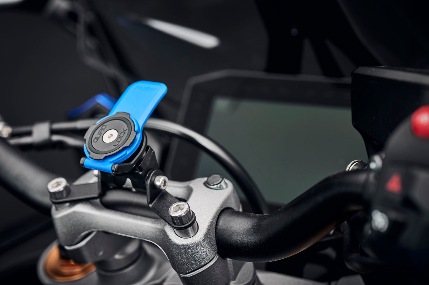 Navigatiesteun (stuurklemmontage) Evotech Performance voor Quad Lock - Suzuki GSX-S1000GT (2022+)