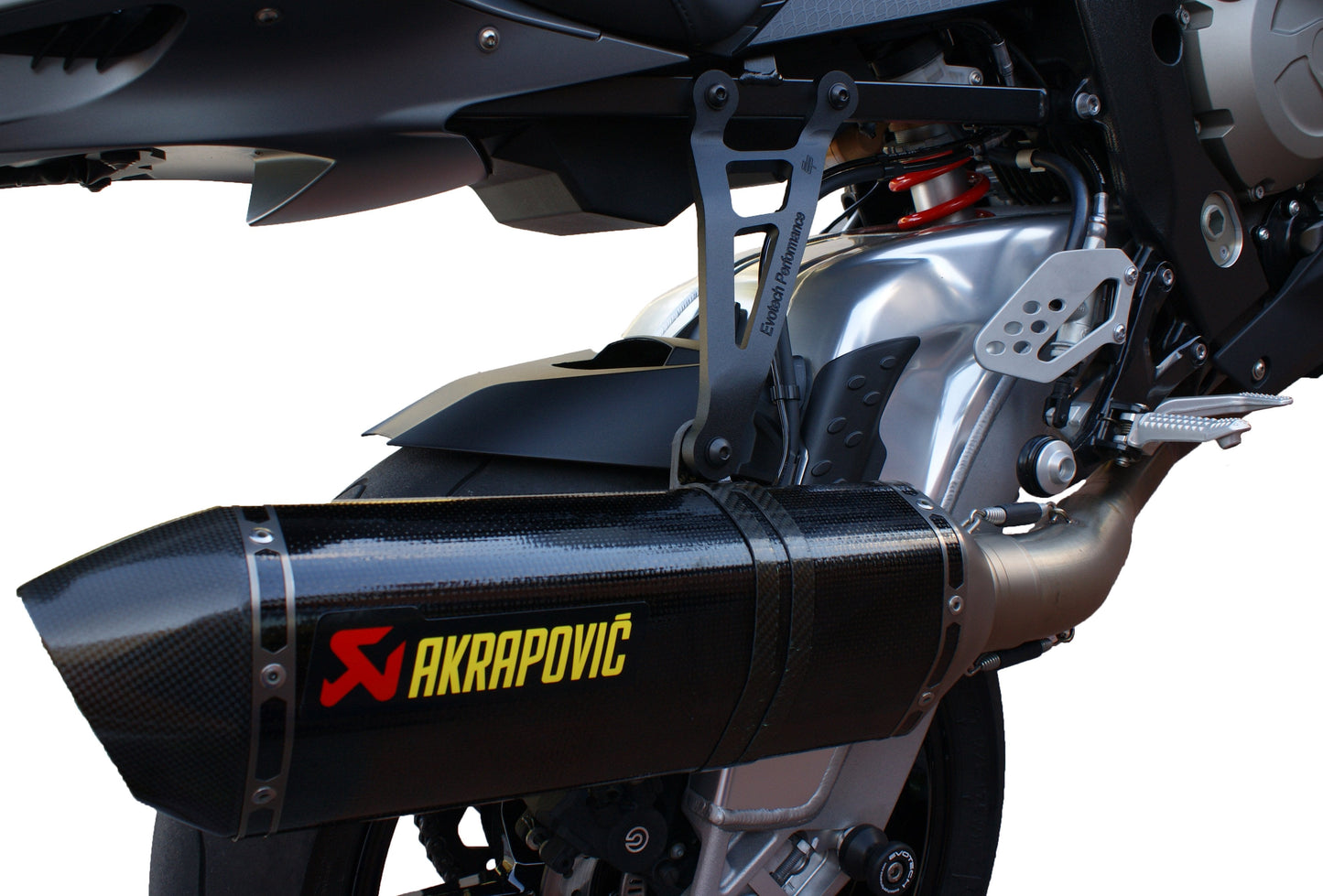 Evotech BMW S 1000 RR Akrapovic Uitlaatsteun & Duosteun Vervanger Kit (2010 - 2011)