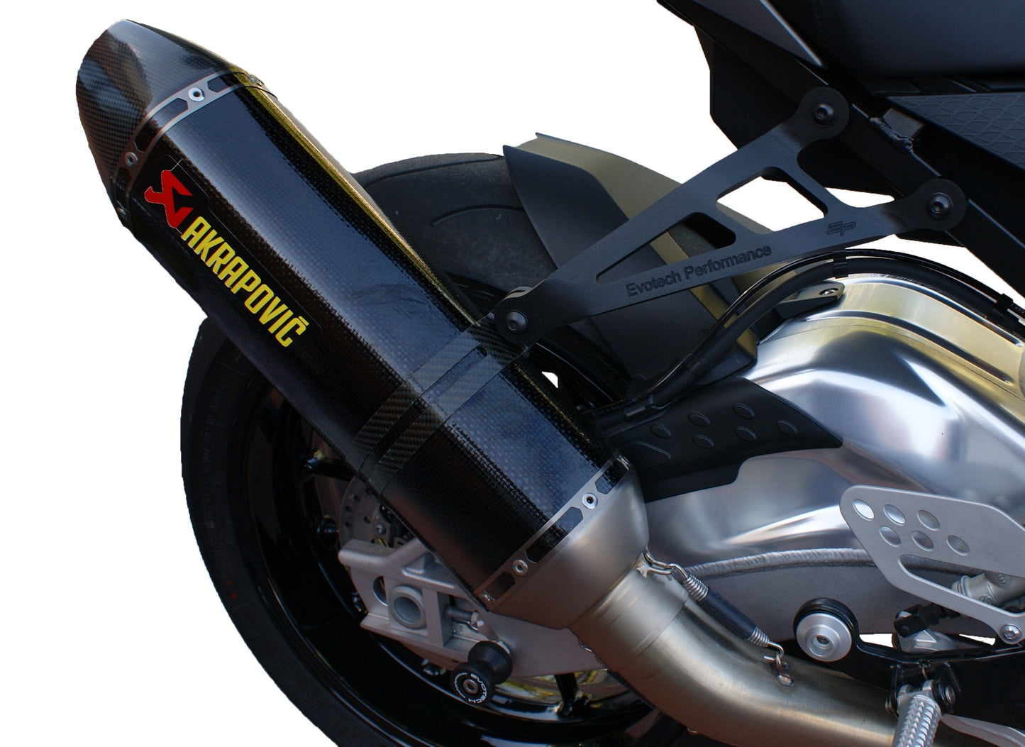 Evotech BMW S 1000 RR HP4 Akrapovic Uitlaatsteun & Duosteun Vervanger Kit (2013 - 2016)