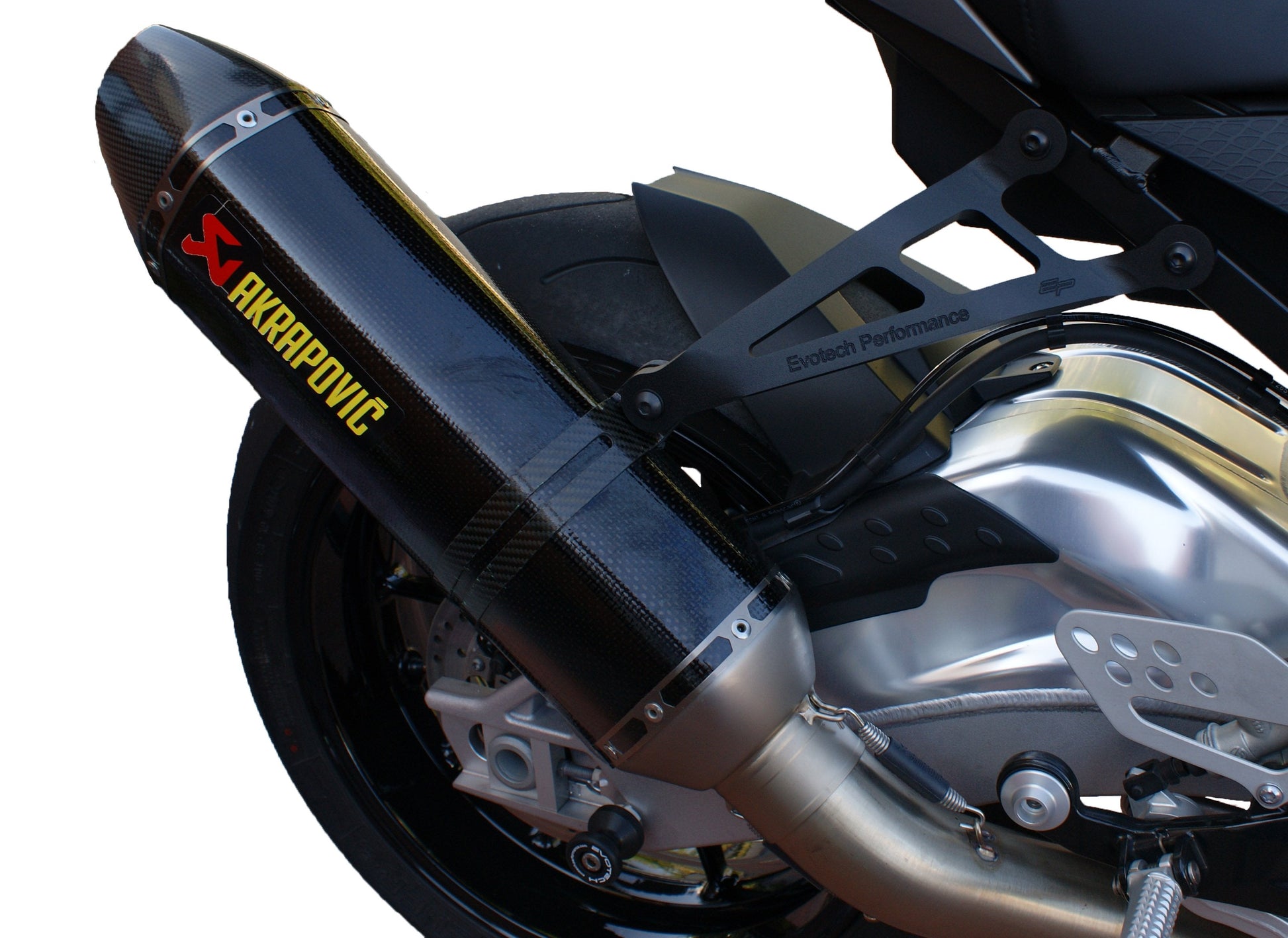 Evotech BMW S 1000 RR HP4 Akrapovic Uitlaatsteun & Duosteun Vervanger Kit (2013 - 2016)
