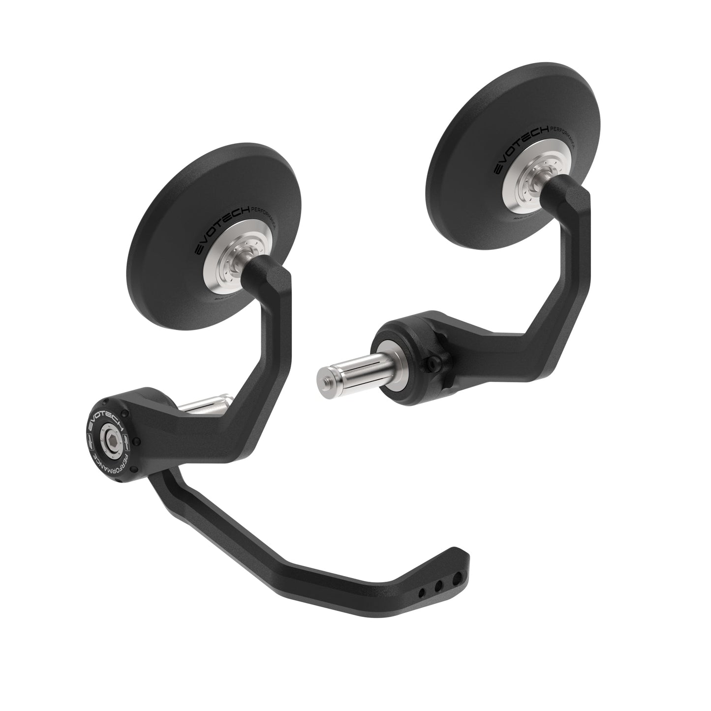 Bar End Spiegels (Retro) incl. Remhendel Beschermer Set Evotech - Ducati Hypermotard 698 Mono (2024+)